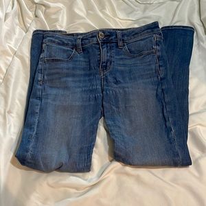 dark wash American Eagle jeans